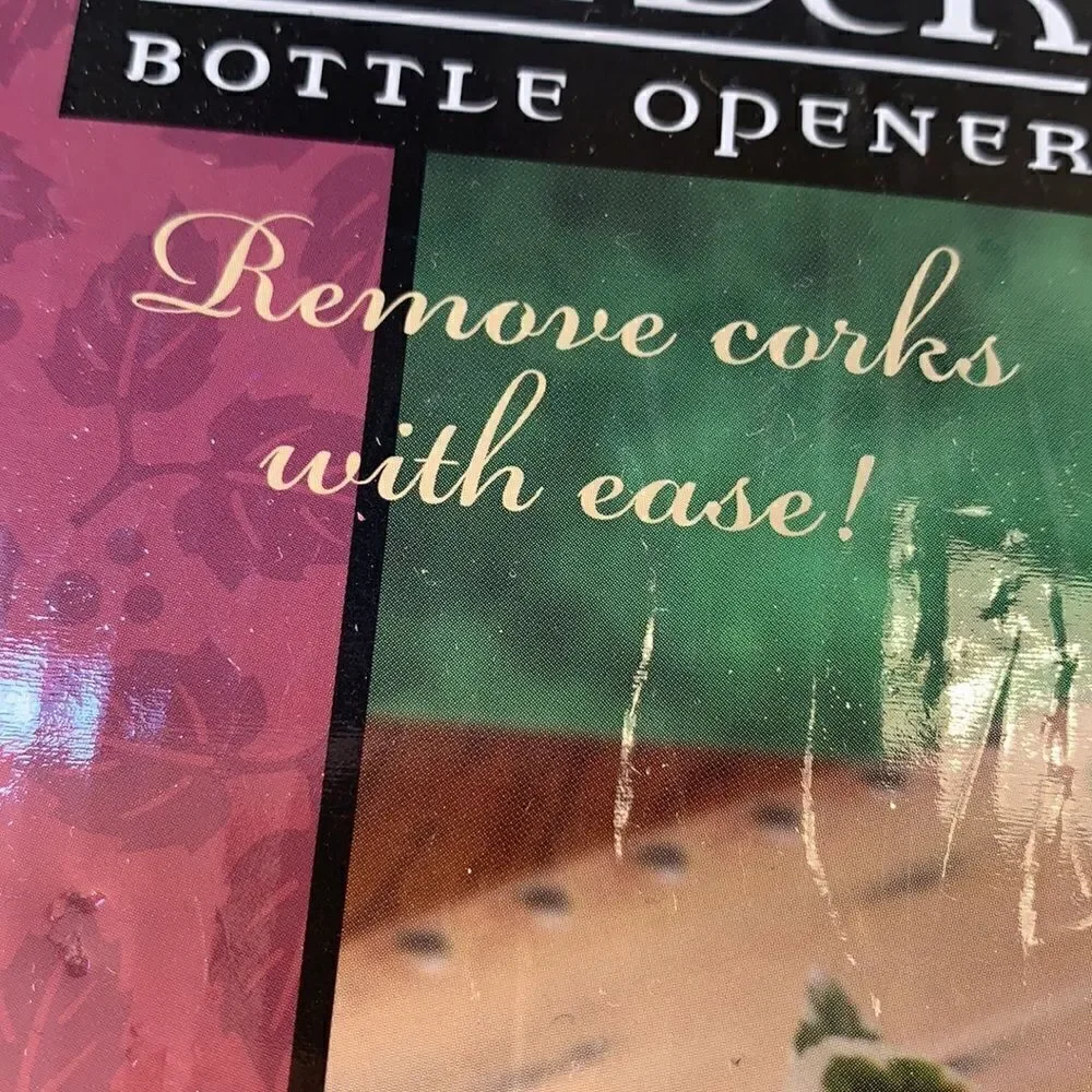 Cork Butler Bottle Opener Remove Corks With Ease Foil Cutter Spiral Needle USED